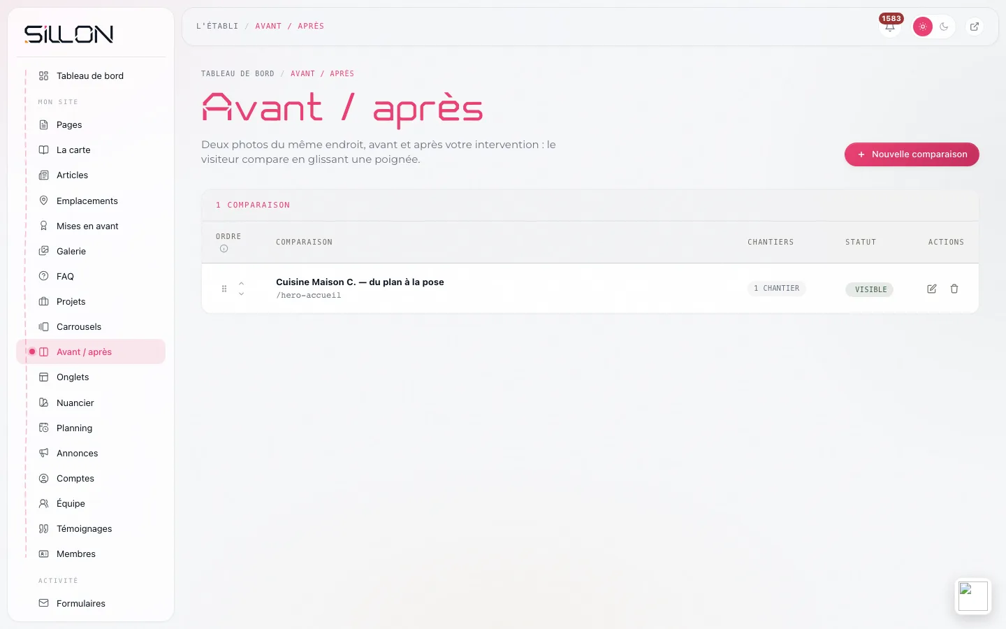 Avant / après