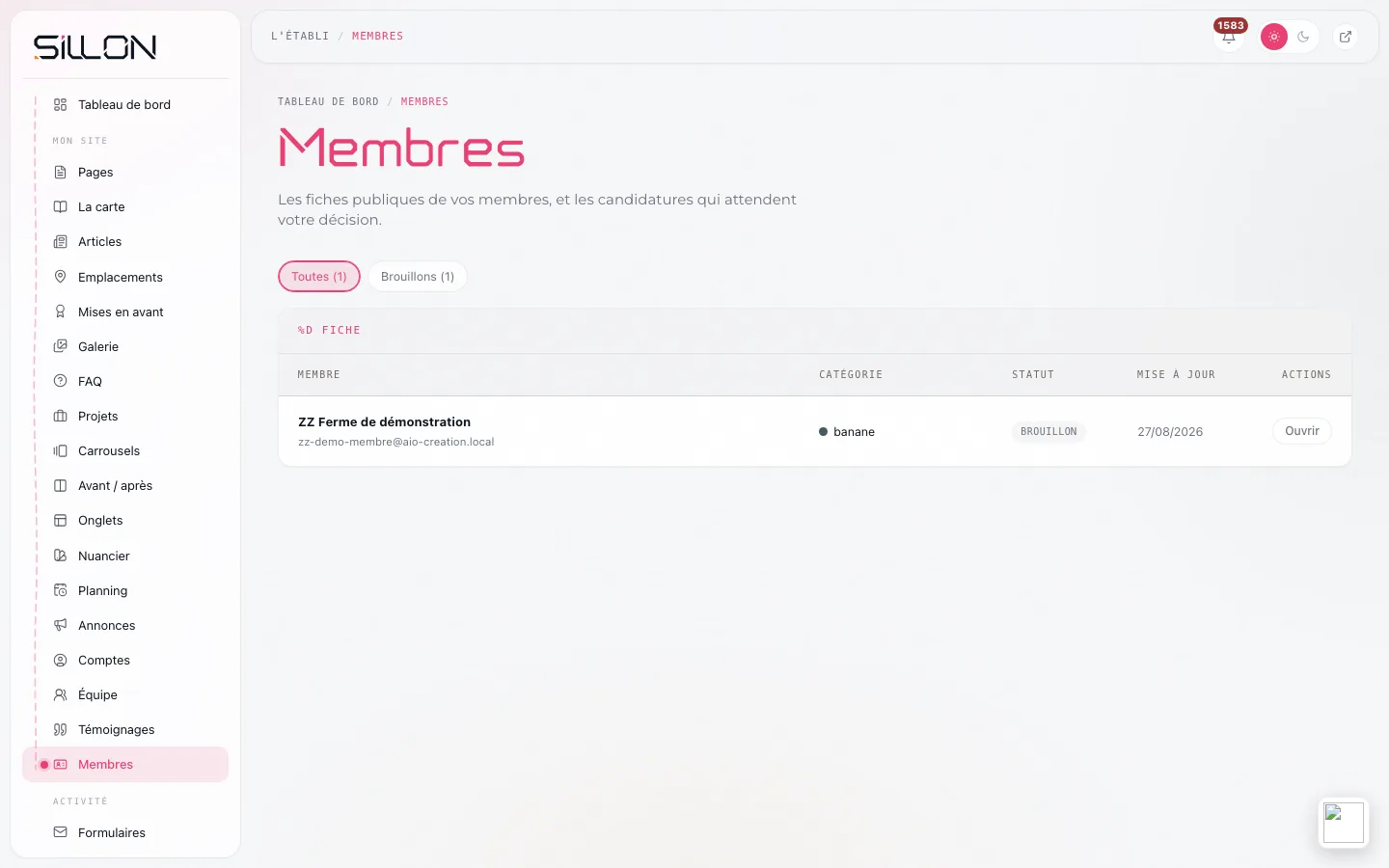 Membres